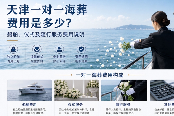 天津一对一海葬费用是多少？船舶、仪式及随行服务费用说明